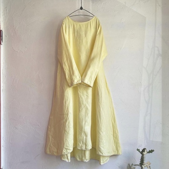 porto ponpone リネンワンピース 14685円 レディース ワンピース