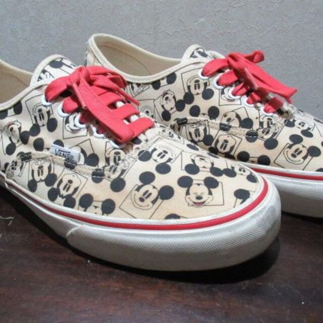 コラボオーセンティック＞＞　VANS ×Disneyミッキースニーカー　28cm