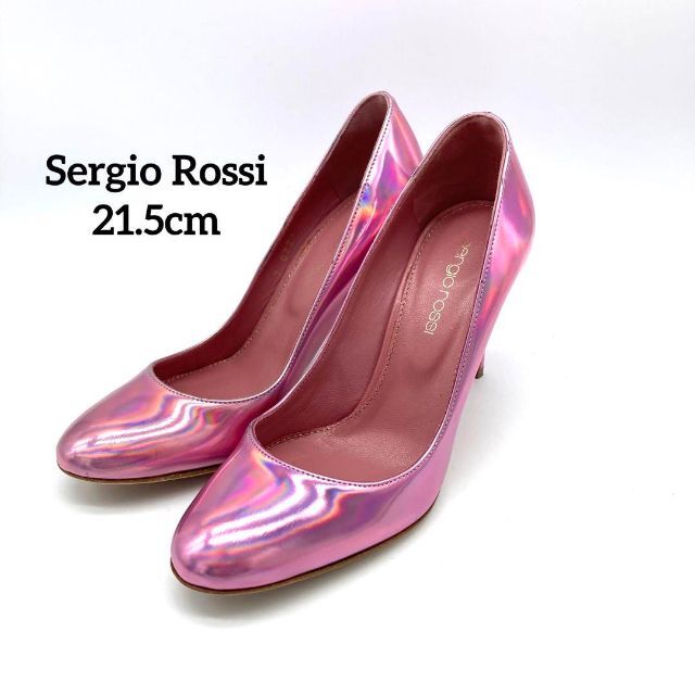 Sergio Rossi - ✨希少✨ Sergio Rossi 21.5cm エナメル メタリック ...