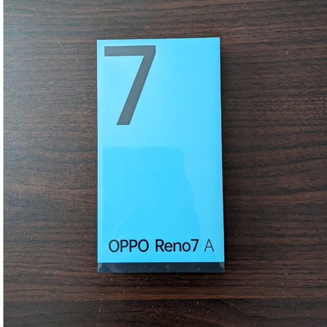 OPPO(オッポ)のOPPO Reno7　スターリーブラック　新品未使用 スマホ/家電/カメラのスマートフォン/携帯電話(スマートフォン本体)の商品写真