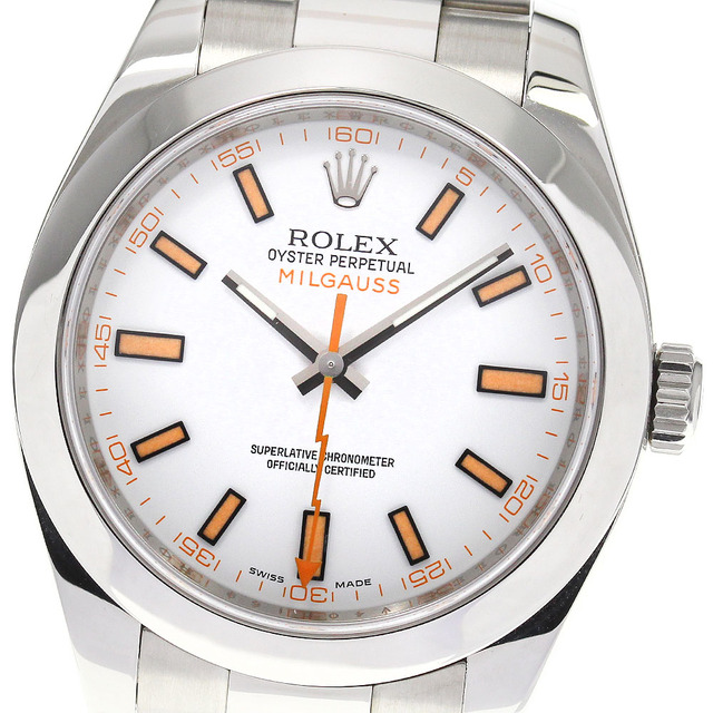 ロレックス ROLEX 116400 V番(2009年頃製造) ホワイト メンズ 腕時計