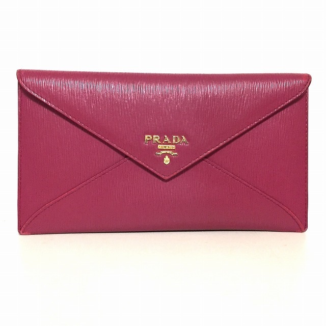 プラダ 長財布 - 1MF175 ボルドー レザー 【保存版】 2940円引き www