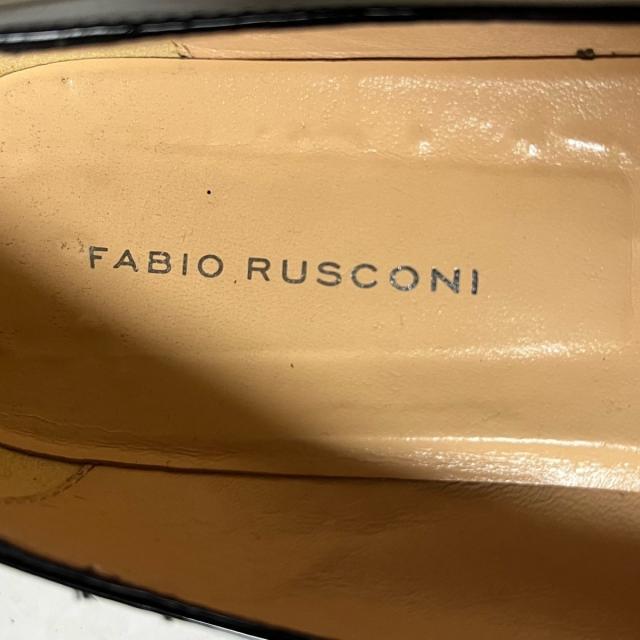 FABIO RUSCONI(ファビオルスコーニ)のファビオルスコーニ フラットシューズ - 黒 レディースの靴/シューズ(その他)の商品写真