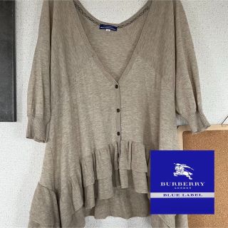 バーバリーブルーレーベル(BURBERRY BLUE LABEL)のBurberry ドルマンカーディガン(カーディガン)