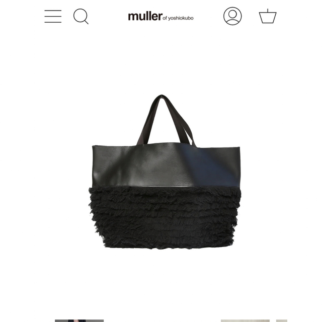 新品未使用 muller of yoshiokubo FIN BAG large