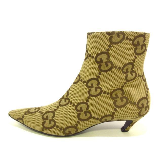 35%OFF】 Gucci - レディース 36 ショートブーツ グッチ - ブーツ