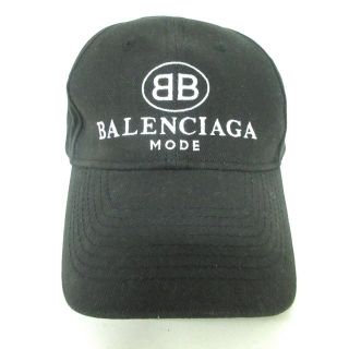 バレンシアガ(Balenciaga)のバレンシアガ キャップ L59 黒 コットン(キャップ)