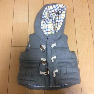 ベビーギャップ(babyGAP)の新品♡ダッフルコート ベスト ギャップ グレー メンズ レディース(コート)