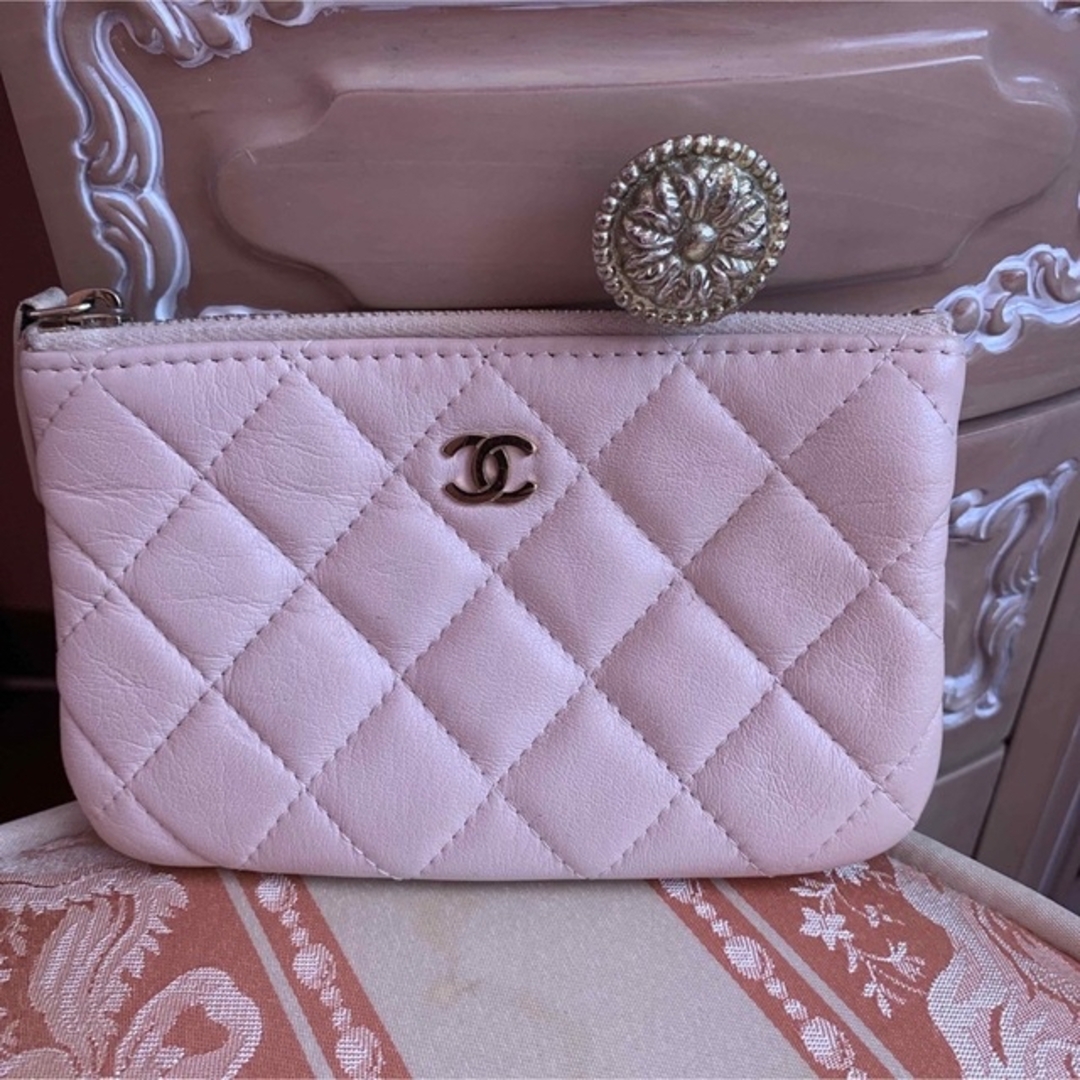 CHANEL ポーチ ピンク-