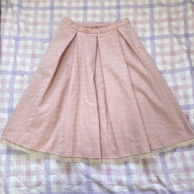 Emily Temple cute(エミリーテンプルキュート)のEmily Temple Cute リボン柄スカート レディースのスカート(ひざ丈スカート)の商品写真