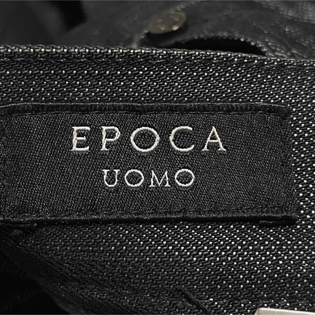 EPOCA UOMO - EPOCA UOMO エポカ ウォモ 黒 ストレート サイズ46 約