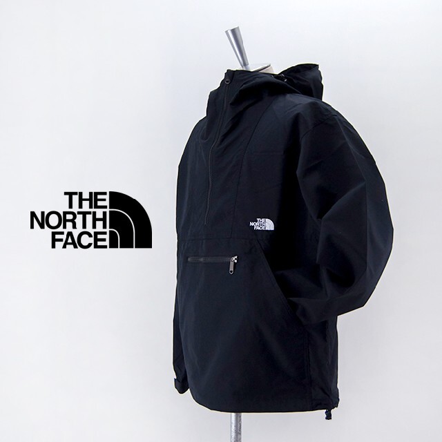 THE NORTH FACE(ザノースフェイス)のM ノースフェイス コンパクトアノラック NP22333 黒 K ブラック メンズのジャケット/アウター(ミリタリージャケット)の商品写真