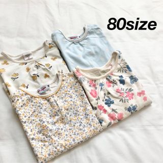 ミキハウス(mikihouse)のミキハウス　mikihouse キッズ　ベビー　80 サイズ　4点セット　シャツ(Ｔシャツ)