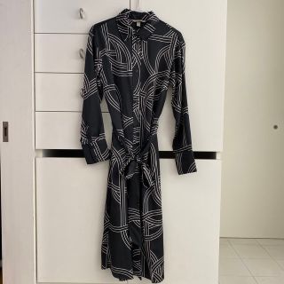 エイチアンドエム(H&M)のH&M シャツワンピース　S(ロングワンピース/マキシワンピース)