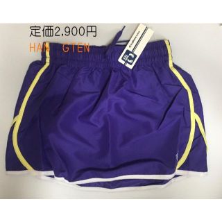 ハンテン(HANG TEN)の新品　HANG TEN ハンテン　スコート　Mサイズ　６4～７0　パープルa2(ウェア)