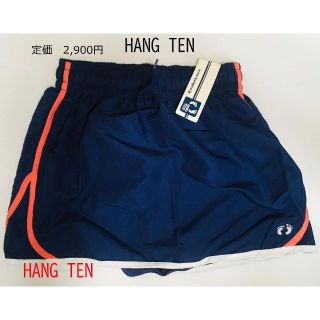 新品　HANG TEN ハンテン　スコート　Lサイズ　６９～７７　ネイビーa2