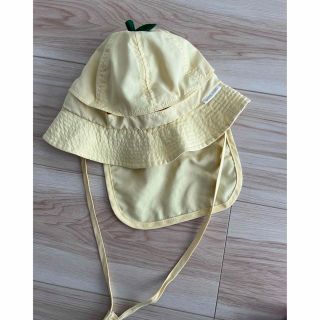 プティマイン(petit main)の超美品　petitmain ベビー帽子　48cm(帽子)