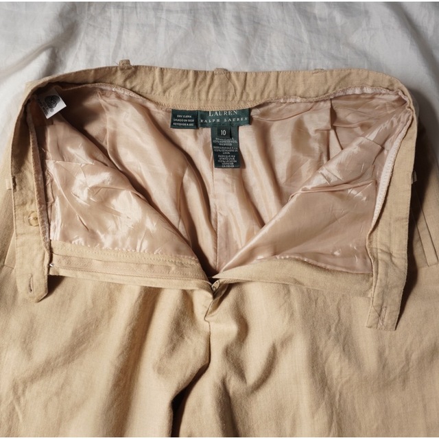 Ralph Lauren(ラルフローレン)のLauren Ralph Lauren ウール スラックス USA製 2タック メンズのパンツ(スラックス)の商品写真