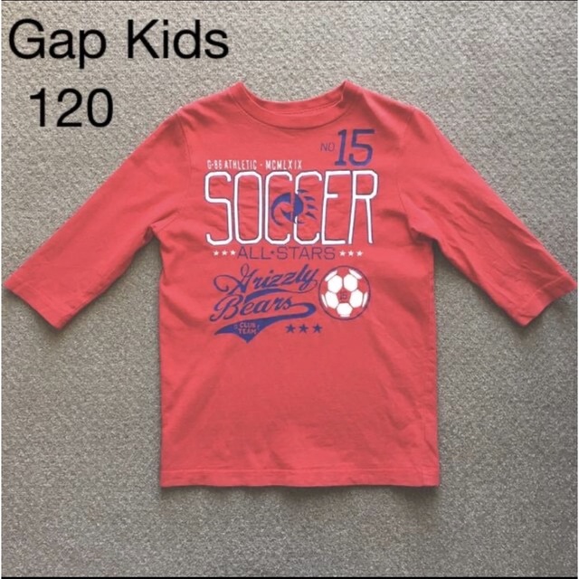 GAP Kids １２０ Gap Kids 七分袖Tシャツ 赤 の通販 by SHIRATORI's shop｜ギャップキッズならラクマ