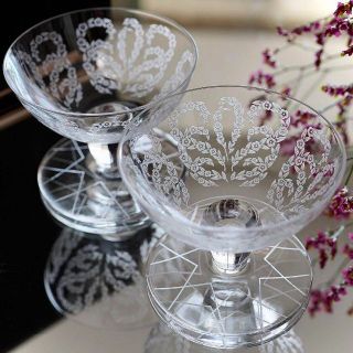 Baccarat - 希少☆美品 オールドバカラ イスパハン シャンパンクープ