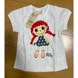 ダディオーダディー(daddy oh daddy)のダディオダディ新品未使用半袖Tシャツ 110 ダディ子女の子　100120(Tシャツ/カットソー)