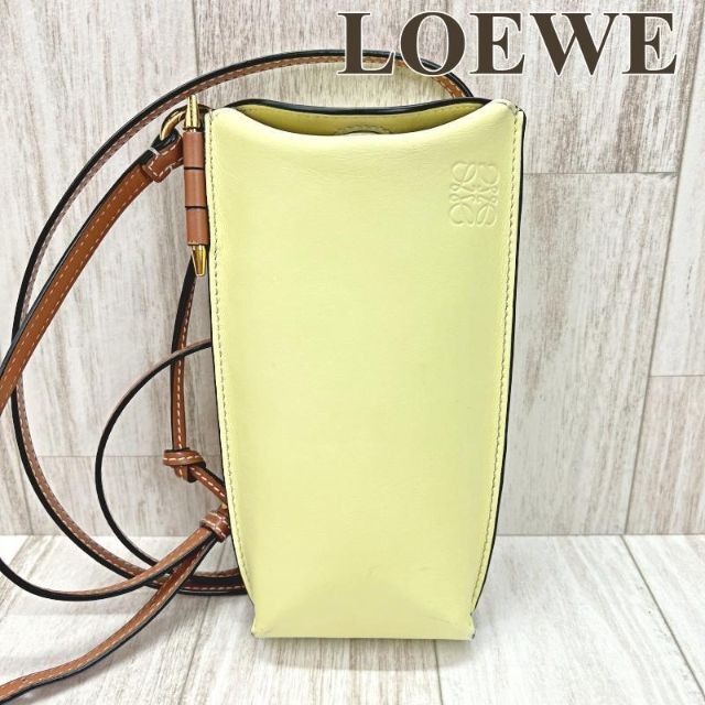 待望☆】 LOEWE アナグラム ゲートポケット ポーチ ショルダーバッグ