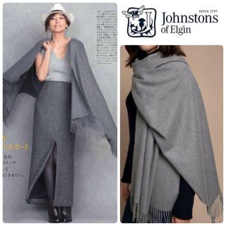 Johnstons - 正規代理店タグ付☆新品 ジョンストンズ 大判カシミヤ