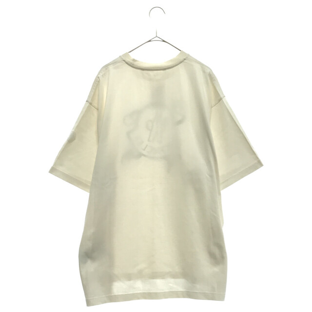 MONCLER(モンクレール)のMONCLER モンクレール 23SS CREAM PRINTED T-SHIRT クリーム プリント 半袖Tシャツ ホワイト  I10918C00010 メンズのトップス(Tシャツ/カットソー(半袖/袖なし))の商品写真