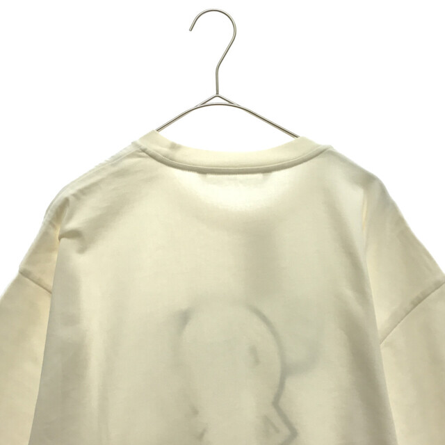 MONCLER(モンクレール)のMONCLER モンクレール 23SS CREAM PRINTED T-SHIRT クリーム プリント 半袖Tシャツ ホワイト  I10918C00010 メンズのトップス(Tシャツ/カットソー(半袖/袖なし))の商品写真