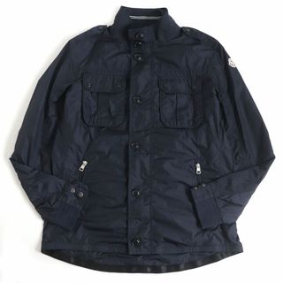 モンクレール(MONCLER)の極美品□MONCLER/モンクレール MATE マテ ロゴワッペン WZIP フィールドジャケット/ナイロンブルゾン ネイビー 4 国内正規品 メンズ　t14-st30313-823(ブルゾン)