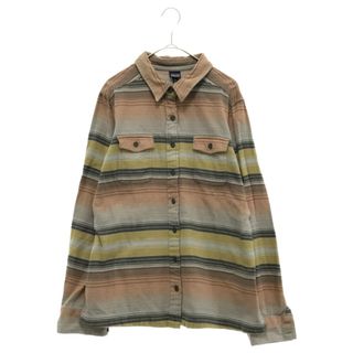 パタゴニア(patagonia)のPATAGONIA パタゴニア 17年製 ウィメンズ ロングスリーブ フィヨルド フランネルチェックシャツ グリーン レディース 53915FA17(シャツ/ブラウス(長袖/七分))