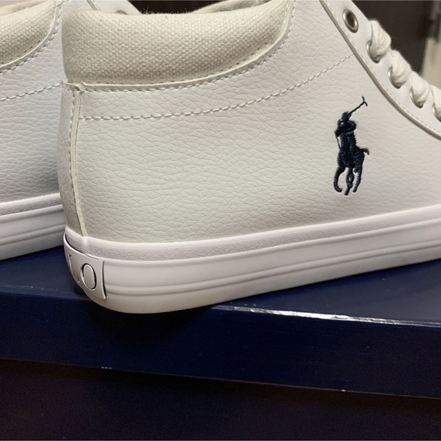 POLO RALPH LAUREN(ポロラルフローレン)のポロ　ラルフローレン　レディース　スニーカー　23.5 新品未使用　白　ホワイト レディースの靴/シューズ(スニーカー)の商品写真