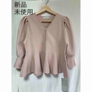 CELFORD - 新品・未使用 セルフォード CELFORD ペプラム カーディガン