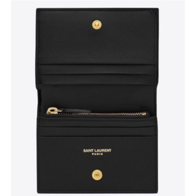 Yves Saint Laurent(イヴサンローラン)のサンローラン　モノグラム ミニウォレット　テクスチャードキルティングレザー レディースのファッション小物(財布)の商品写真