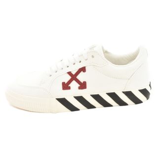 オフホワイト(OFF-WHITE)のOFF-WHITE オフホワイト LOW VULCANIZED ローバルカナイズ ローカットスニーカー ホワイト(スニーカー)