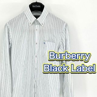 バーバリーブラックレーベル(BURBERRY BLACK LABEL)のSHS様予約済み　バーバリーブラックレーベル　Yシャツ　ボタンダウン　ストライプ(シャツ)