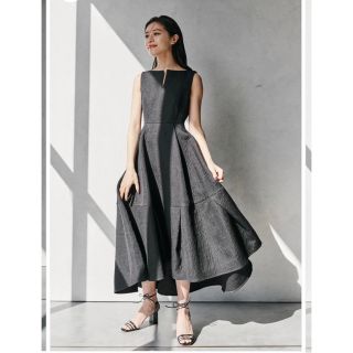laubeblanc Keyneck Jacquard Dress | labiela.com