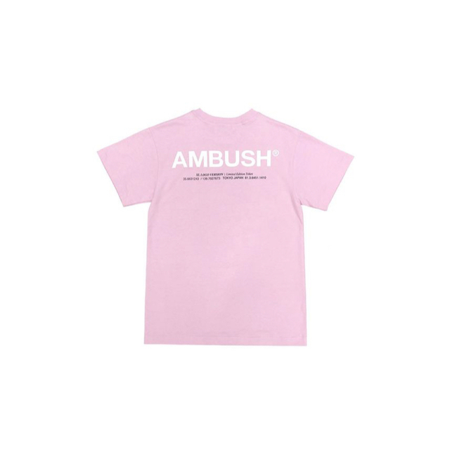 AMBUSH(アンブッシュ)のAMBUSH ロゴ Tシャツ ピンク アンブッシュ メンズのトップス(Tシャツ/カットソー(半袖/袖なし))の商品写真