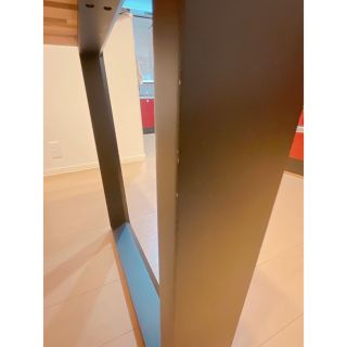 ダイニングテーブル 135cm×80 モザイクボード 無垢材