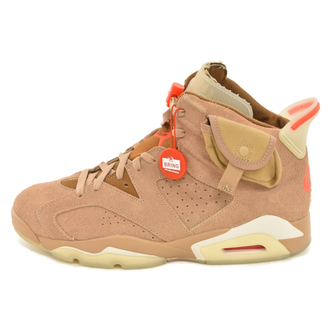 NIKE ナイキ ×TRAVIS SCOTT AIR JORDAN 6 RETRO SP BRITISH KAHKI ...