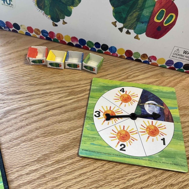 ERIC CARLE(エリックカール)のはらぺこあおむしボードゲーム(海外購入品) キッズ/ベビー/マタニティのおもちゃ(その他)の商品写真