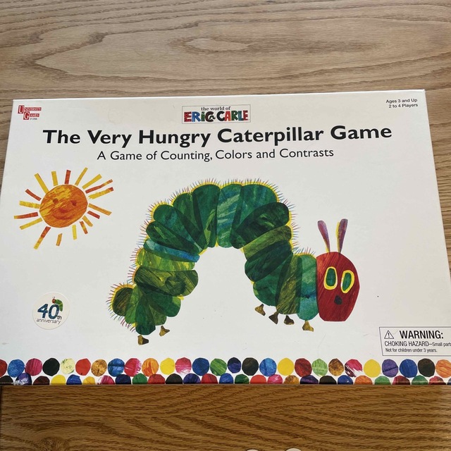 ERIC CARLE(エリックカール)のはらぺこあおむしボードゲーム(海外購入品) キッズ/ベビー/マタニティのおもちゃ(その他)の商品写真