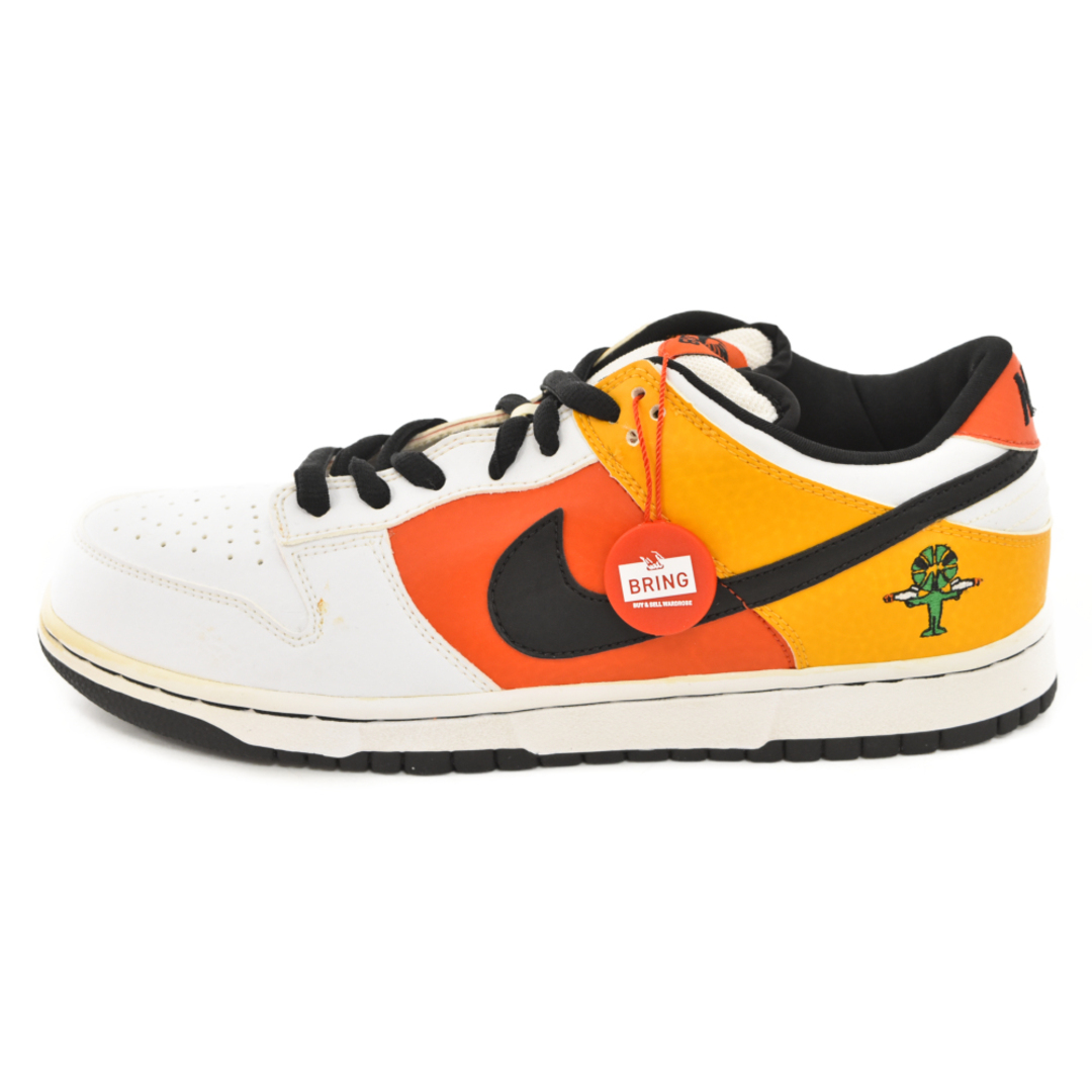 NIKE SB ナイキエスビー 04年製 DUNK LOW PRO SB ROSWELL RAYGUNS ダンクロウロズウェルレイガンズ ローカットスニーカー ホワイト/オレンジ/イエロー US10/28cm 304292-802