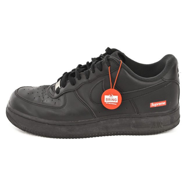 NIKE ナイキ ×SUPREME AIR FORCE 1 LOW エアフォース1ローローカットスニーカー ブラック US CU9225-001