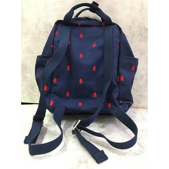 CHUMS(チャムス)のCHUMS Boody Canvas Square Day Pack チャムス リュック バックパック ネイビー【中古】【004】【岩】 メンズのバッグ(バッグパック/リュック)の商品写真