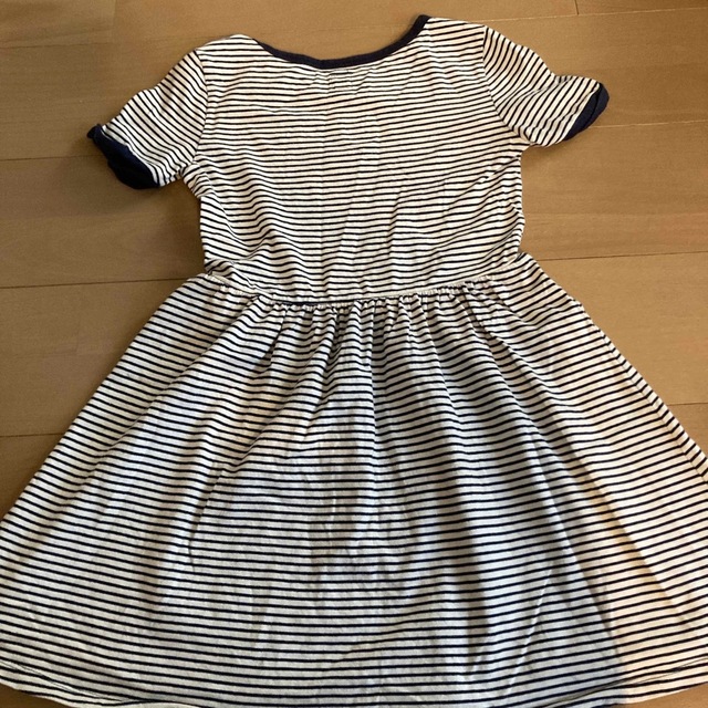 GAP Kids(ギャップキッズ)のGAP kids ボーダーワンピース　M キッズ/ベビー/マタニティのキッズ服女の子用(90cm~)(ワンピース)の商品写真