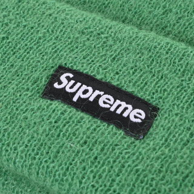 Supreme(シュプリーム)のSupreme ロゴ モヘア混 ビーニー ニット キャップ メンズの帽子(ニット帽/ビーニー)の商品写真