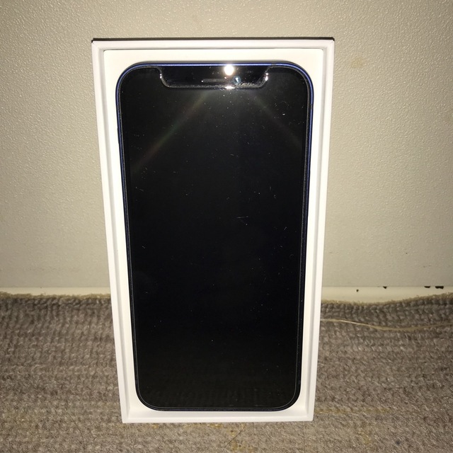 美品】iPhone 12 mini 64GB ブルー SIMフリー - スマートフォン本体