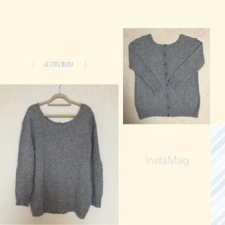 ルシェルブルー(LE CIEL BLEU)のあねご様専用 ルシェルブルー♡カシミヤ100%バックボタンニット(ニット/セーター)