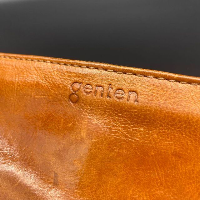 genten(ゲンテン)の【ヴィンテージ】ゲンテン　ボディバッグ　ウエストポーチ　レザー　本革　革　バッグ レディースのバッグ(ボディバッグ/ウエストポーチ)の商品写真